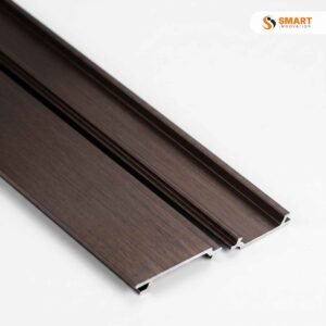 Brushed composite cladding with solid colour — 360mm x 156mm boards with subtle surface texture and clean contemporary finish.