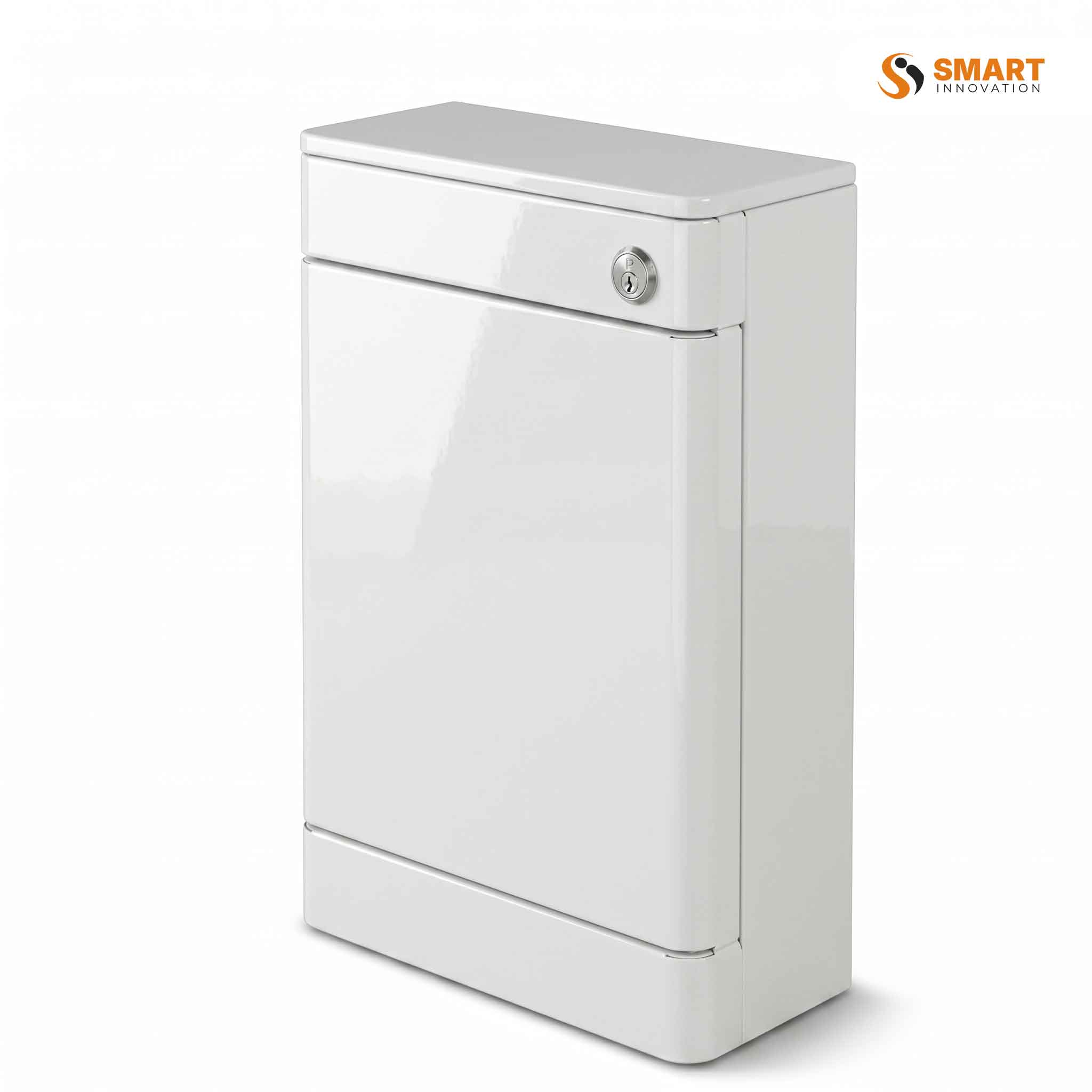 A BritOcean WC unit — the furniture that makes the toilet area look designed instead of like bare plumbing bolted to the wall.