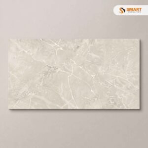 Beyaz White 30x60 tiles installed on a bright modern bathroom wall layout