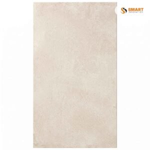 Cream Concrete Effect Ceramic tiles installed on a modern kitchen wall space