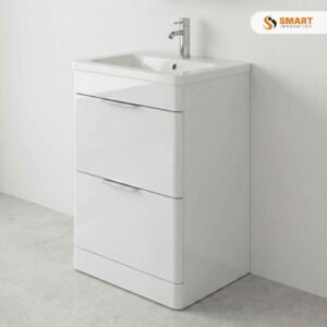 A luxury 600mm waterproof vanity unit — bathroom storage that looks expensive because it's actually built well, not just marketed that way.