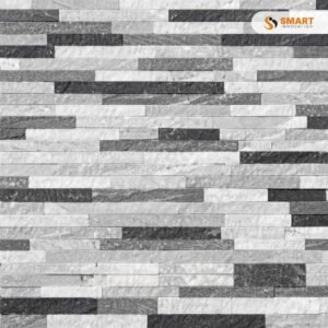Cut. Safari Perla 30,3x61,3 wall tiles installed in a modern bathroom shower area