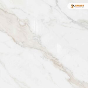 Essential Plain Gold tile installed as a premium backsplash behind a modern washbasin