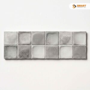 Laura Gris 20x60 A035 wall tiles installed on a contemporary bathroom feature wall