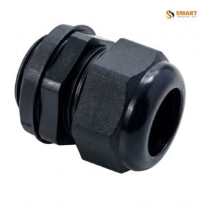 M12 IP68 cable gland for 3mm to 6.5mm cables, sealing out water and dust at the entry point.