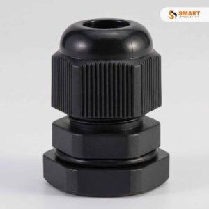 M16 IP68 cable gland for 4mm to 8mm cables, used to seal out water and dust at the entry point.