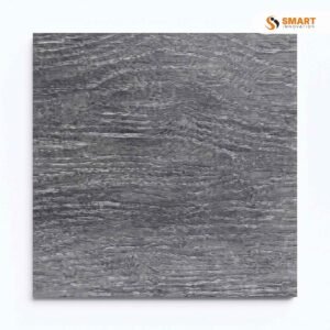 Midnight Forest Wood Effect 18cm x 122cm flooring planks laid out in an ultra-modern, moody open-plan lounge