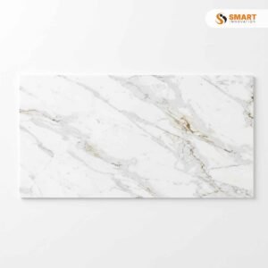 Naos Blanco Brillo 30x60 tile installed on a bright bathroom wall