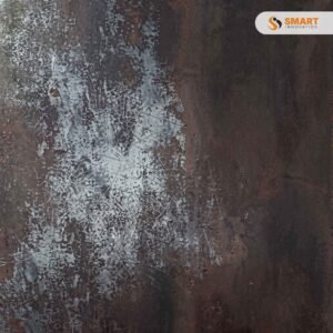 Silver Mate large format tile on bathroom walls and floor