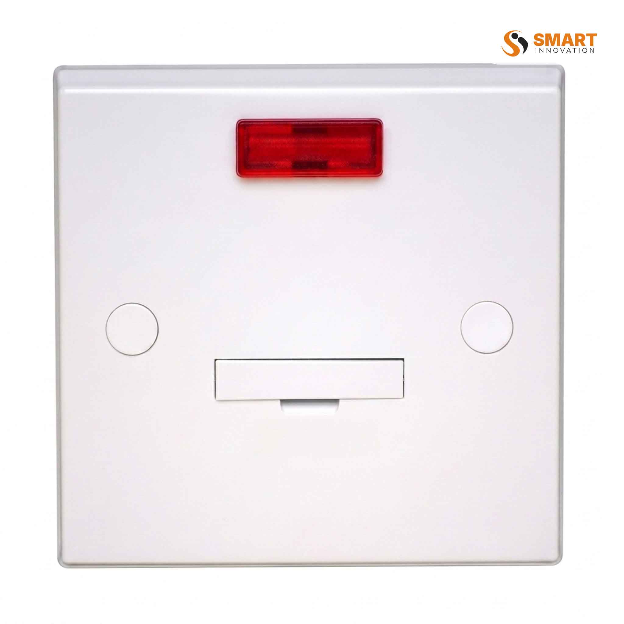 A 13A Fused Connection Unit C/W Neon, used to safely connect fixed electrical appliances while providing a clear power-on indication.