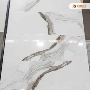 Staterio American 30×60 installed on a modern bathroom feature wall