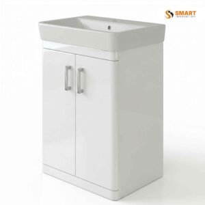 A 600mm waterproof vanity unit — bathroom storage built to handle moisture and daily splashing without falling apart.
