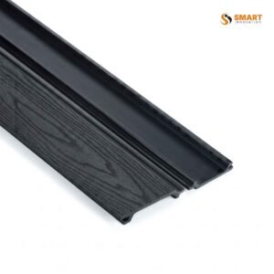 Wood grain composite cladding with solid colour finish — 360mm x 156mm boards that have texture without the wood grain colour variation.
