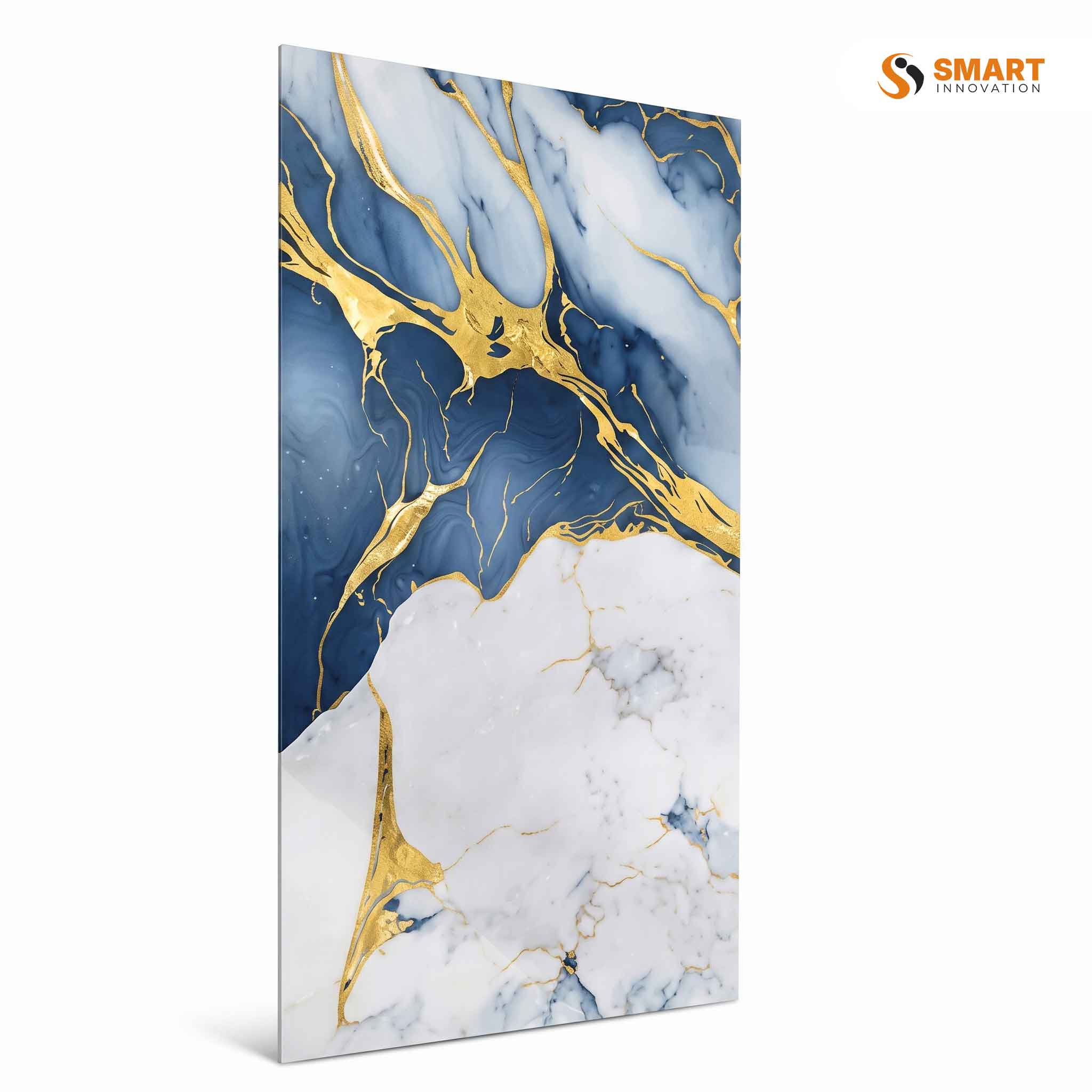 White Graphite Gold tile on a wall and floor