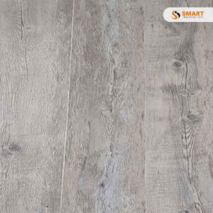 Milany Luxury Light Beige Oak premium planks installed across a bright, minimalist sunroom floor layout